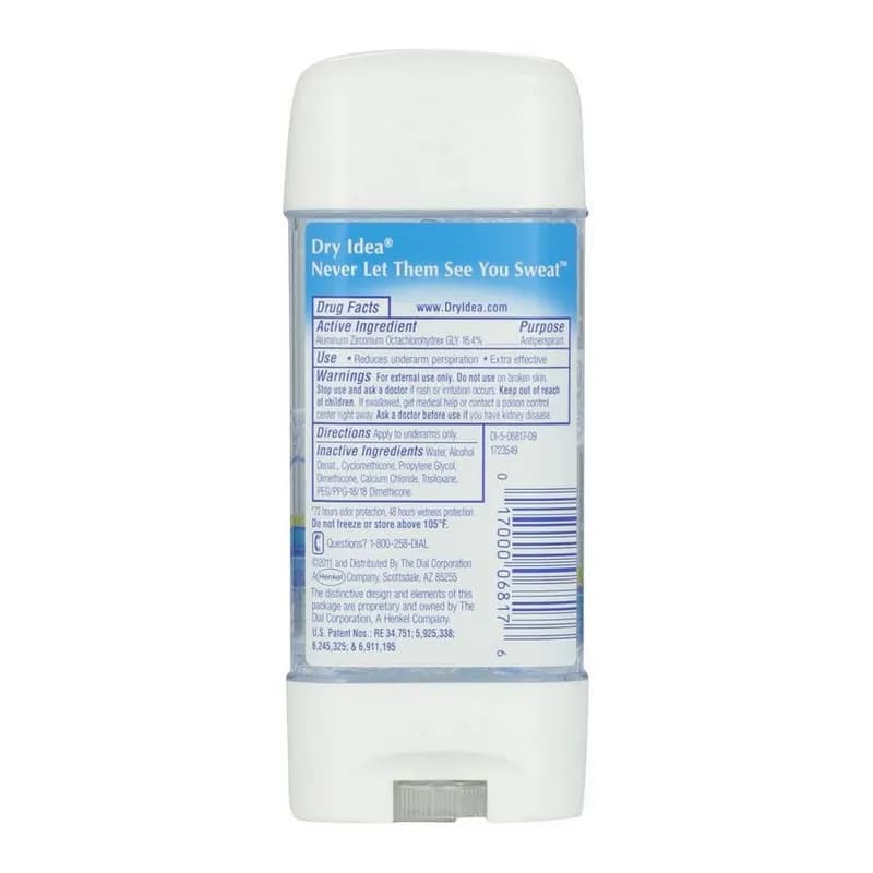 ژل دئودورانت درای آیدیا مدل Unscented محافظ 72 ساعته — تصویر ۲