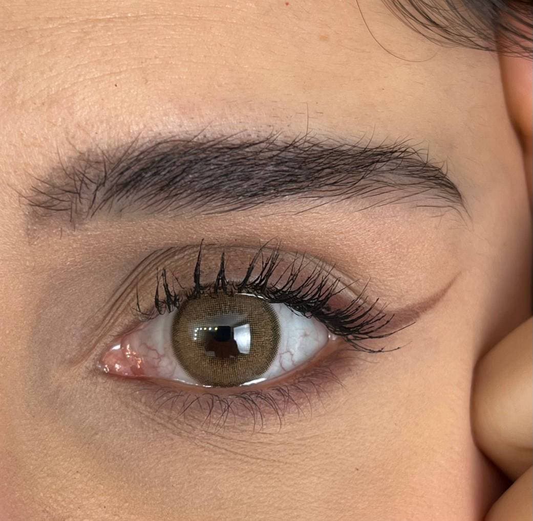 لنز رنگی ریبل براون کلاریتا(Clarita rebel brown) — تصویر ۲