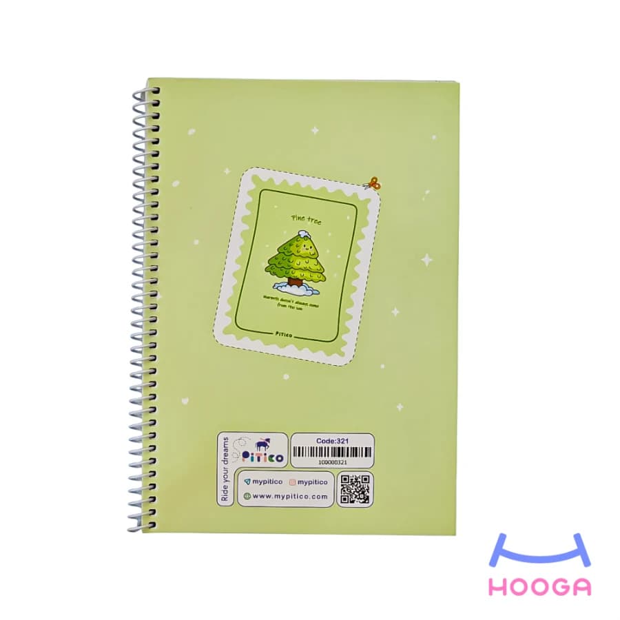 دفتر مشق 80 برگ طرح کاج — تصویر ۳