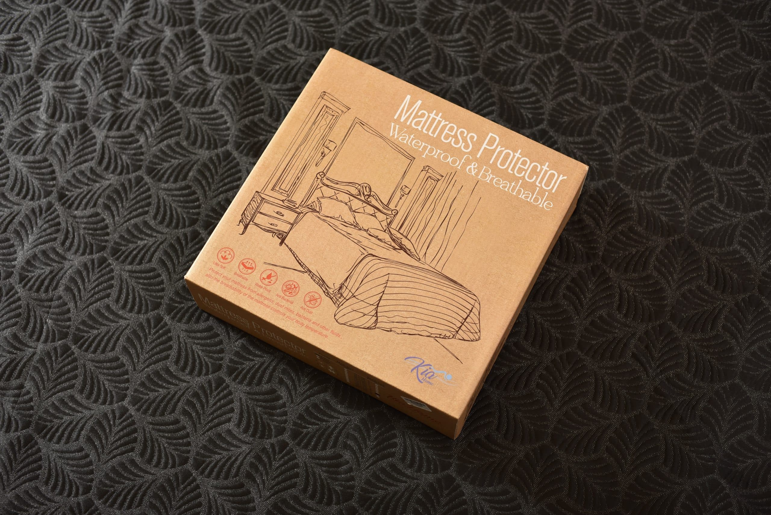محافظ تشک ضد آب گردباف ملانژ کد 49 سایز 200×200 (کینگ) — تصویر ۴