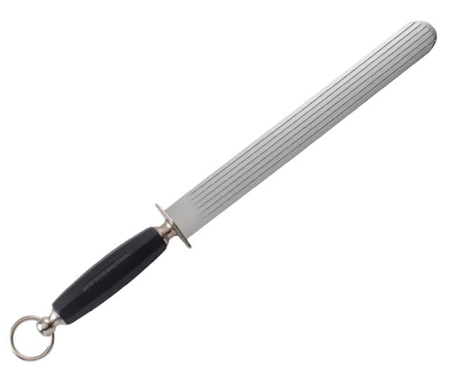 چاقو تیز کن (مصقل) تخت برند فیشر اصل فرانسه 28 سانتی متری مدل Fischer Bargoin G695N Evolution 7 professionnel sharpening steel 28cm grain extra fin – G695N — تصویر ۵