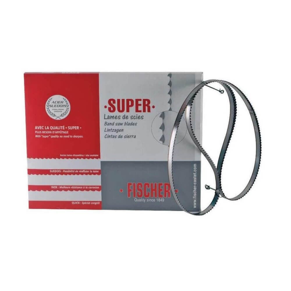تیغ اره استخوان بر و گوشت بر به طول 184 سانت و عرض 16 میل برند فیشر فرانسه اصلی – Fischer Super Band Saw Blade 184 cm — تصویر ۲