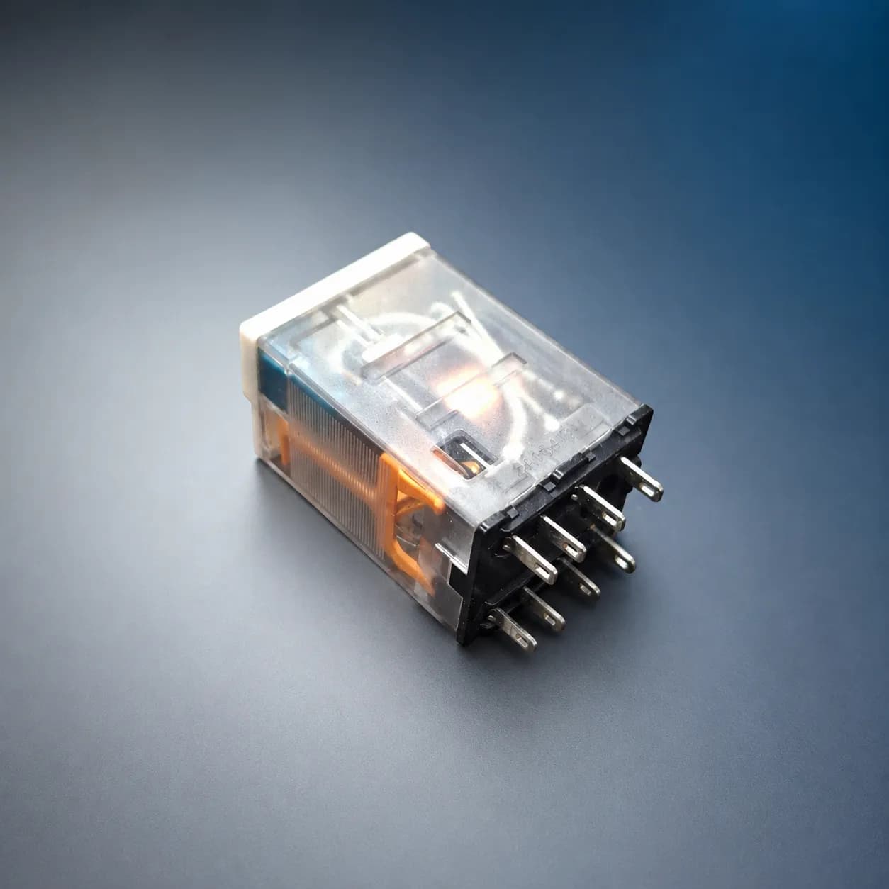 رله اشنایدر شیشه ای 8 پایه 6 آمپر 125 ولت Schneider Relay RXM2AB1GD DC — تصویر ۴