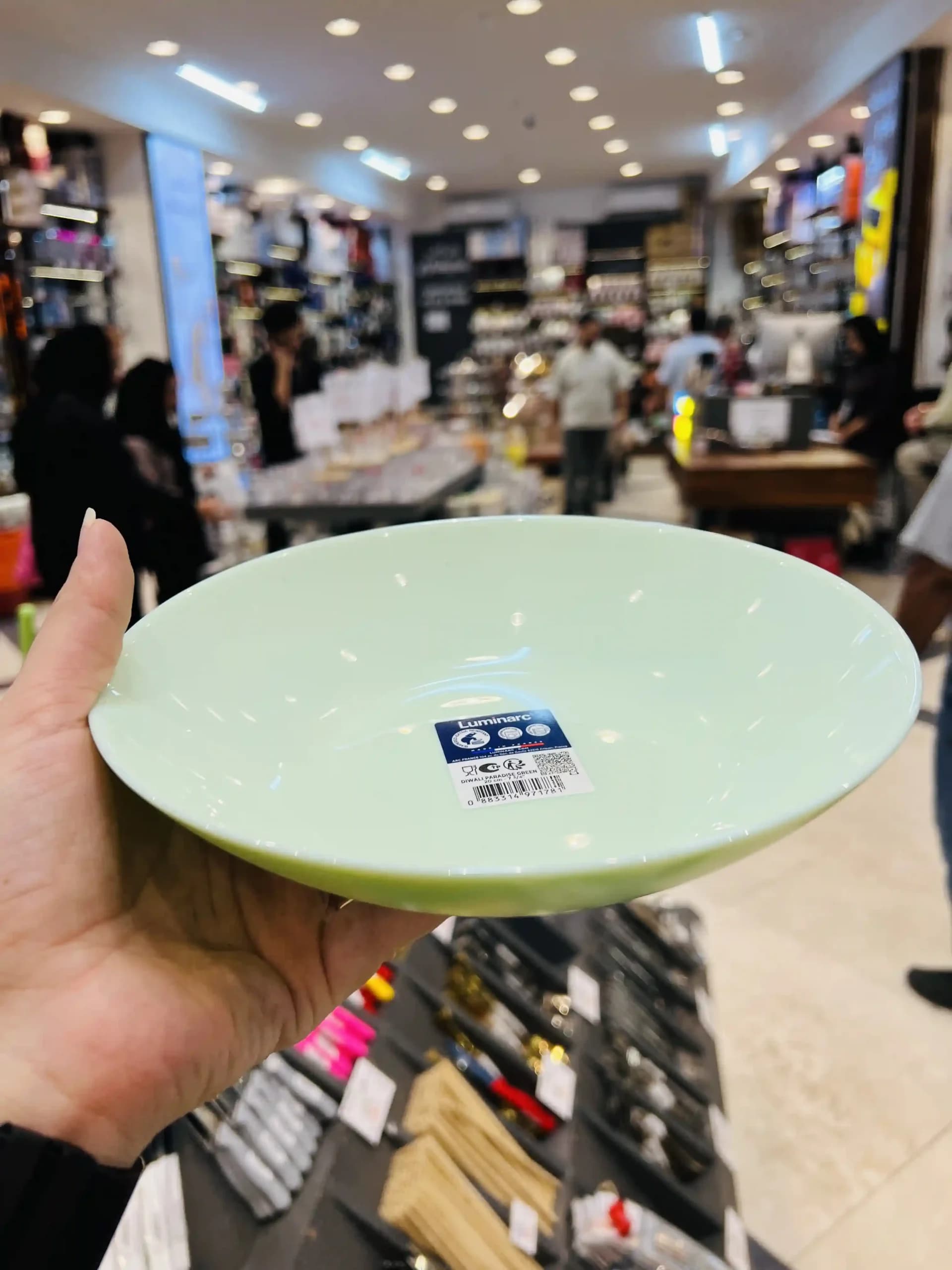 سرویس غذاخوری 26 پارچه دیوالی سبز روشن برند LUMINARC — تصویر ۷