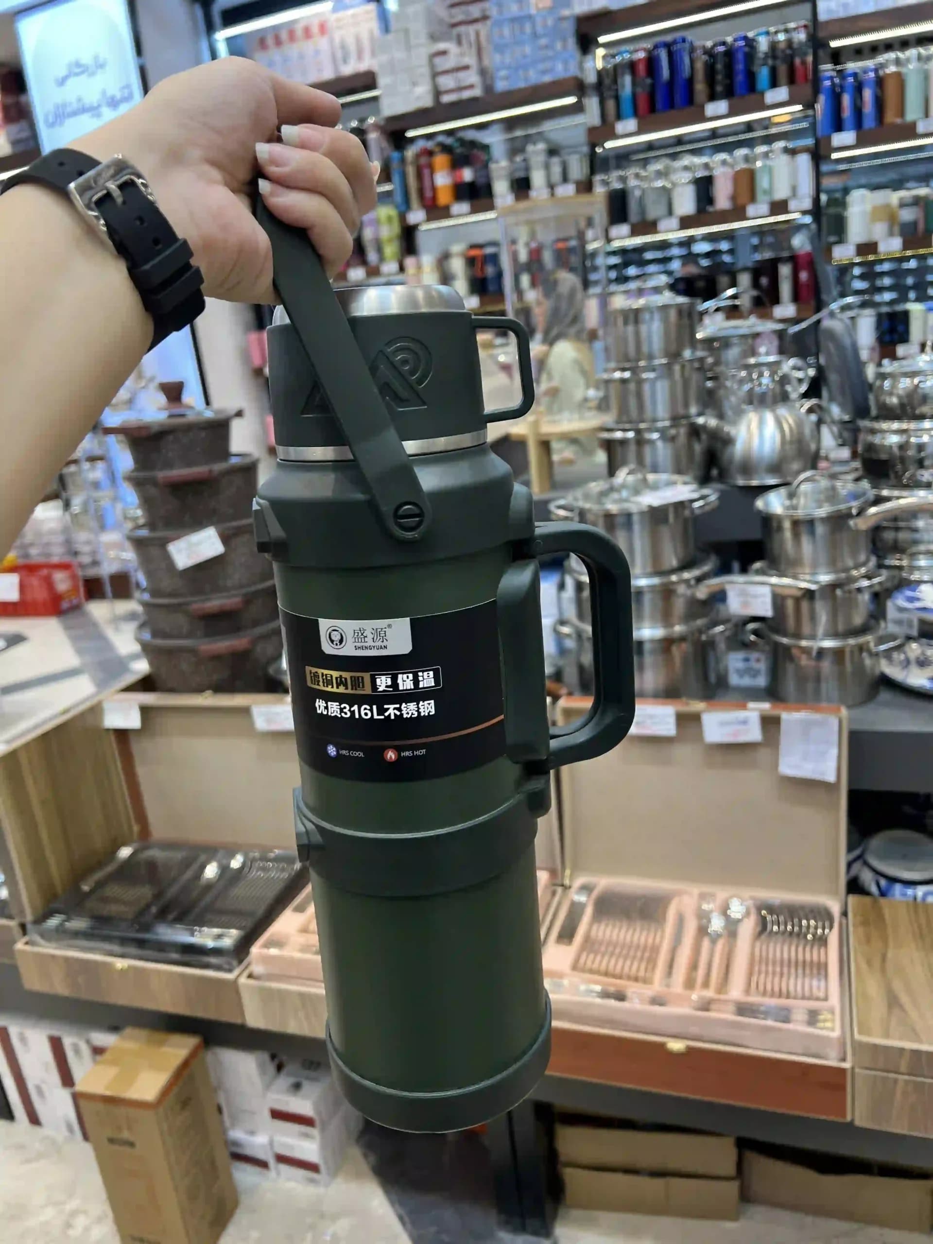 فلاسک استیل 316 حرفه ای SY055 – 2500ML — تصویر ۳
