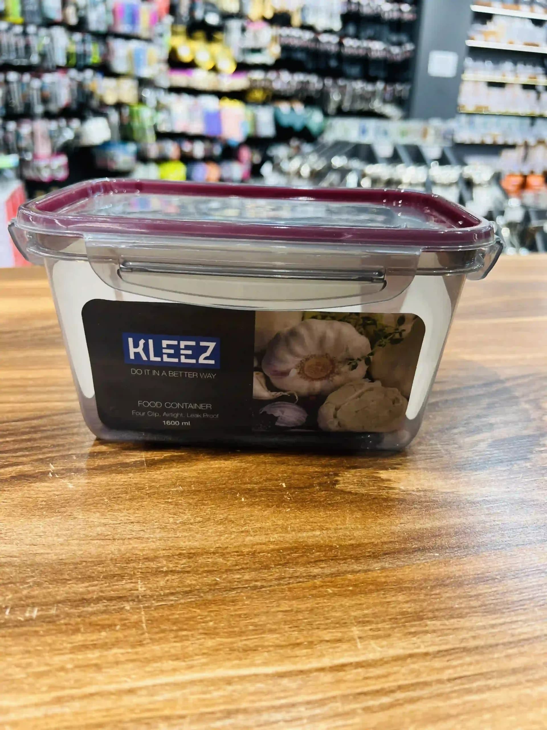 ظرف فریزری دودی KLEEZ-1600ML
