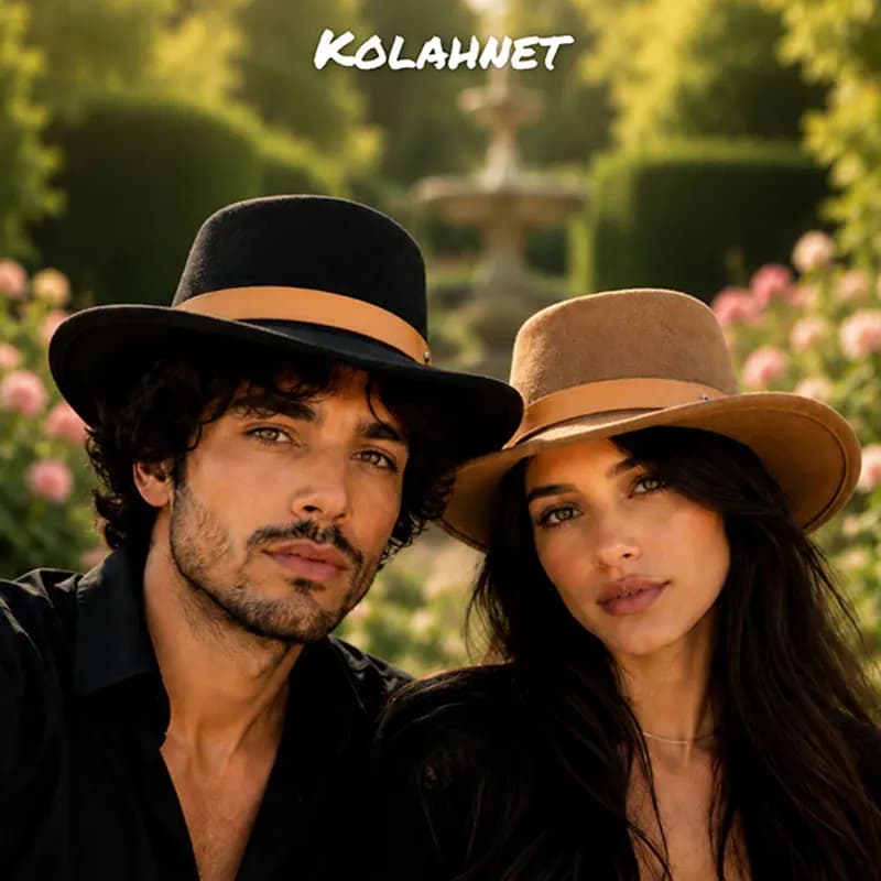 کلاه فدورا سرگرد کد 6286 — تصویر ۵