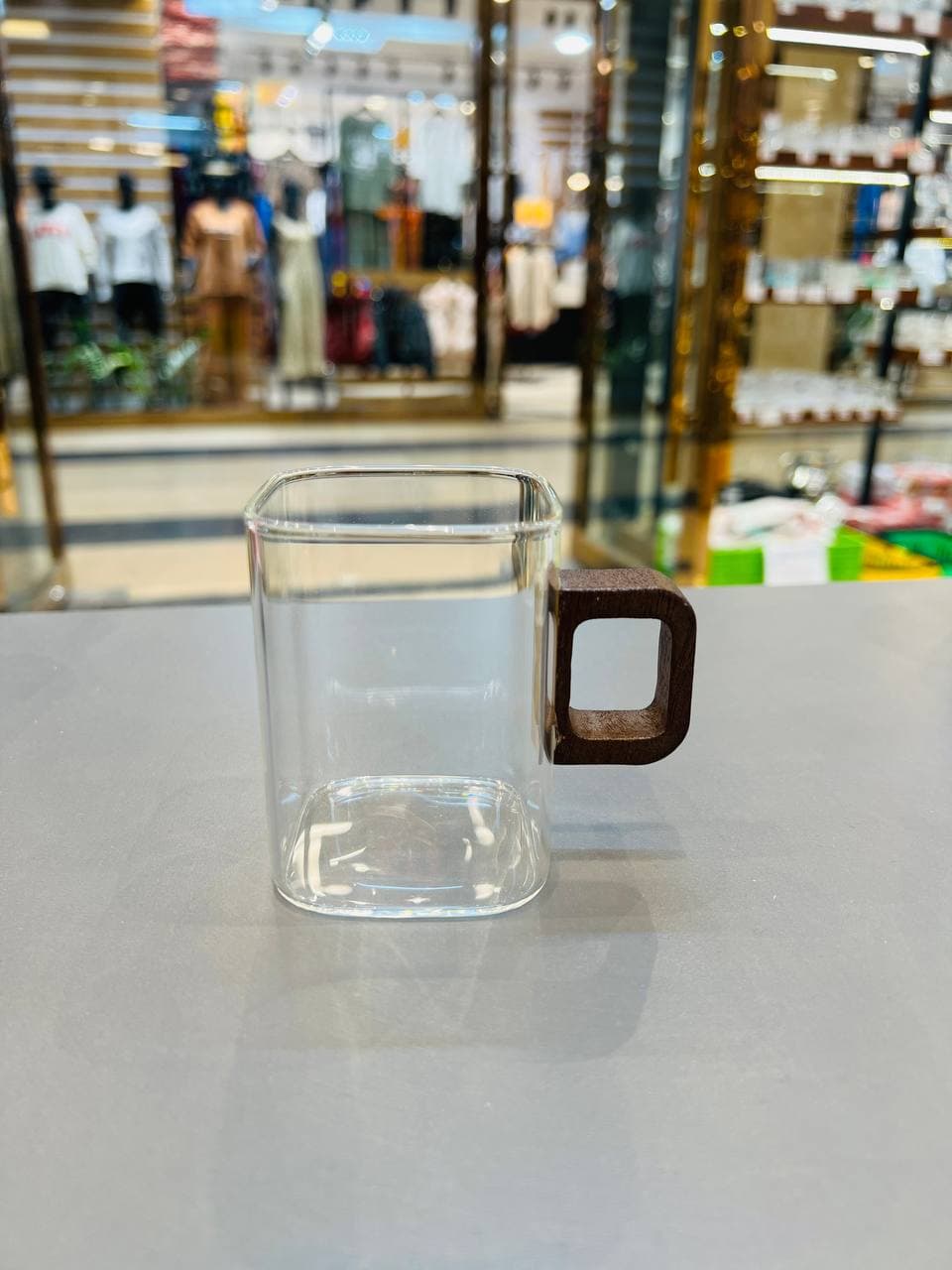 لیوان پیرکس دسته چوبی XD122 — تصویر ۶