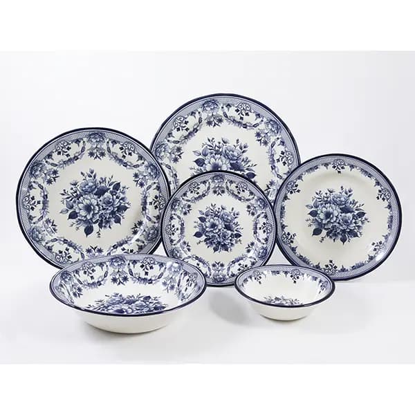 سرویس غذا خوری 28 پارچه طرح Avalora Dark Blue — تصویر ۵