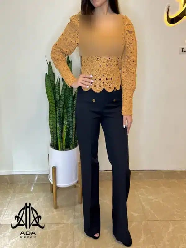 شومیز دانتل زنانه — تصویر ۵