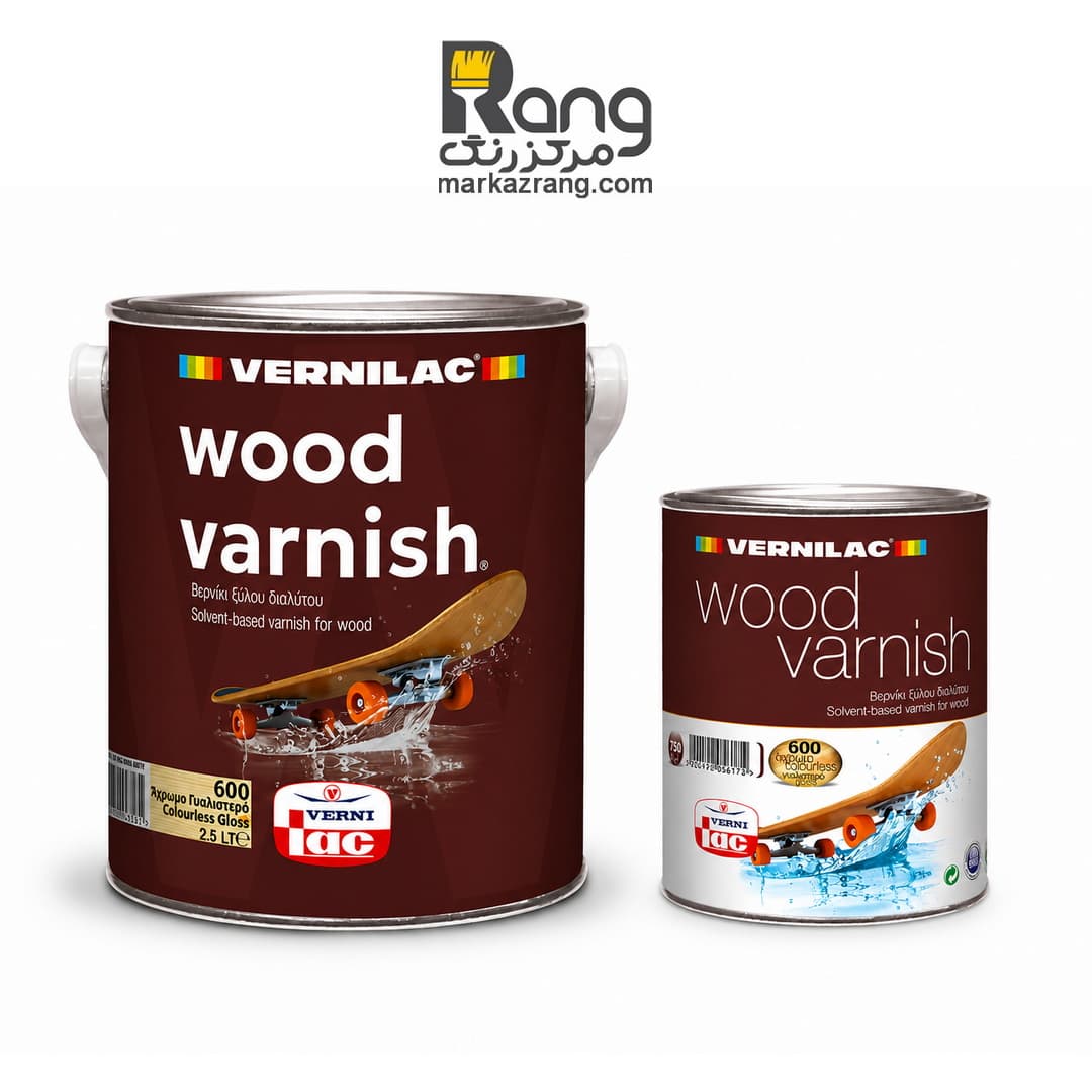 رنگ چوب و ترموود پایه روغن ورنیلاک یونان VERNILAC، ضد UV و آبگریز دارای رنگبندی جذاب — تصویر ۴