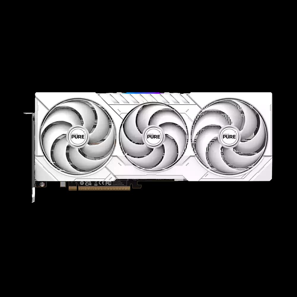 کارت گرافیک سافایر مدل PURE AMD Radeon RX 9070 XT OC 16G — تصویر ۳
