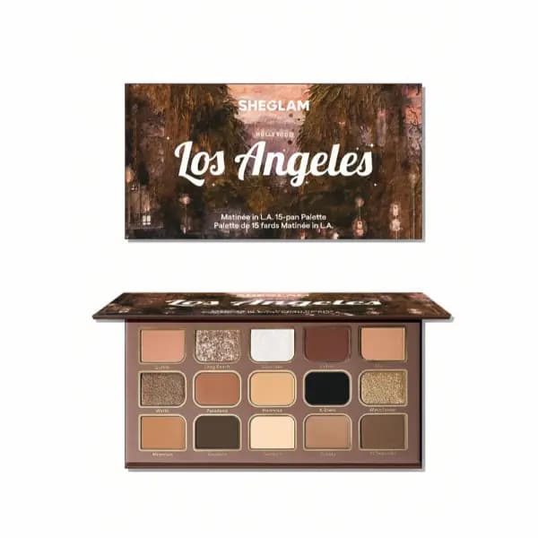 پالت سایه چشم 15 رنگ شیگلم مدل Los Angeles — تصویر ۵
