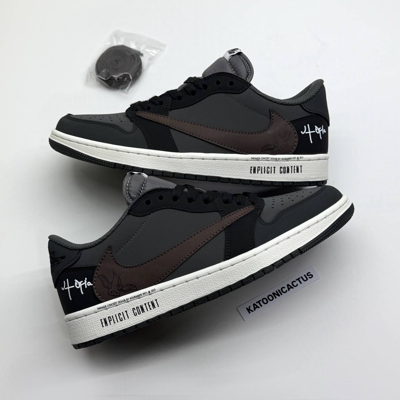 نایک ایر جردن وان لو تراویس اسکات یوتوپیا NIKE AIR JORDAN 1 LOW TRAVIS SCOTT UTOPIA — تصویر ۵