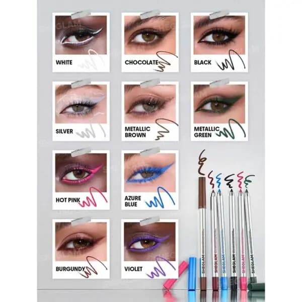 پک 10 عددی مداد چشم ژلی شیگلم Sheglam مدل Boldline Longwear Multi-Function Gel Liner Set — تصویر ۵