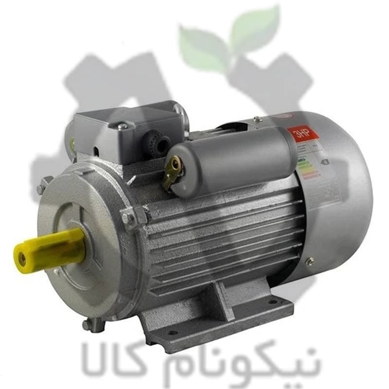 الکتروموتور ایده آل تکفاز 2 اسب 1.5 کیلووات پوسته چدن — تصویر ۲
