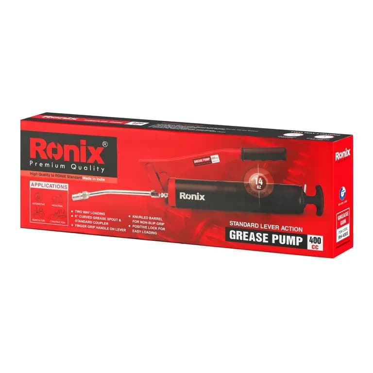 پمپ گریس رونیکس مدل RH-4303 ظرفیت ۴۰۰ سی سی — تصویر ۲