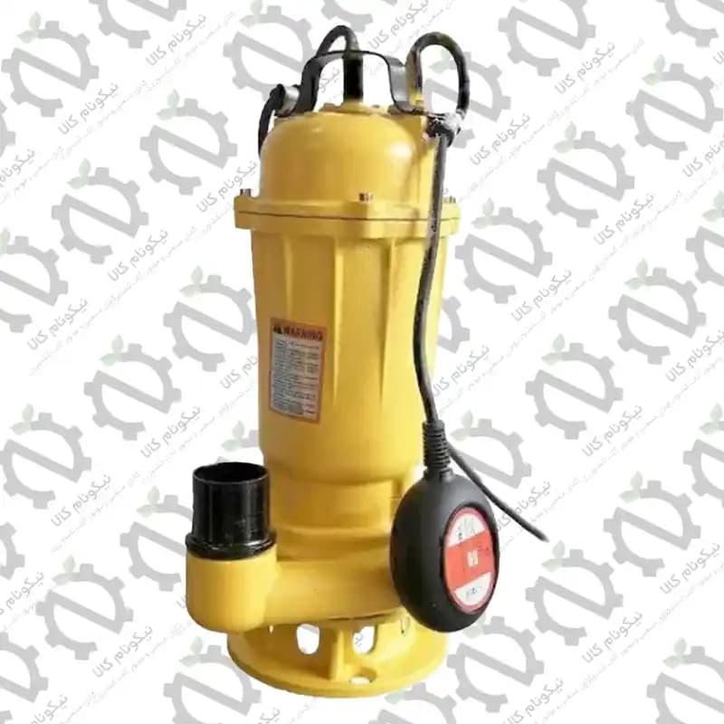 لجن کش ونیکو 20 متری 2 اینچ فلوتر دار 1 اسب تک فاز بدنه چدن مدل WQD10-16-075Fسیم پیچ تمام مس