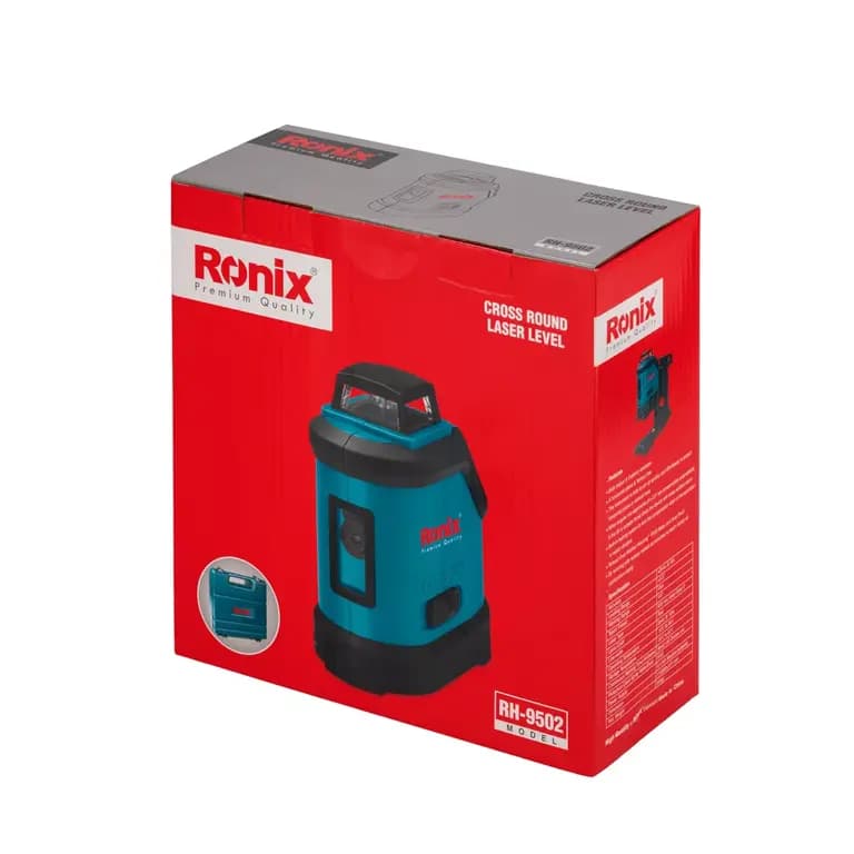 تراز لیزری رونیکس مدل RH-9502 دو خط ۳۶۰ درجه — تصویر ۳