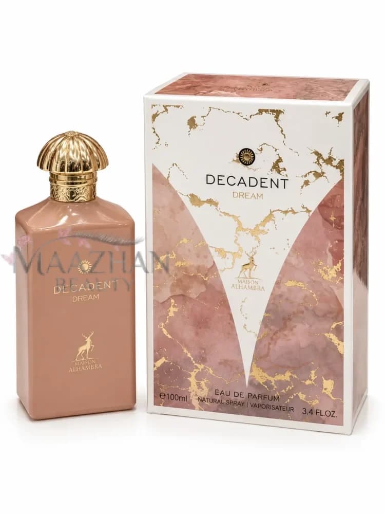 عطر ادکلن زنانه دکادنت دریم الحمبرا 100 میل با رایحه مشابه آمواج گایدنس — تصویر ۵