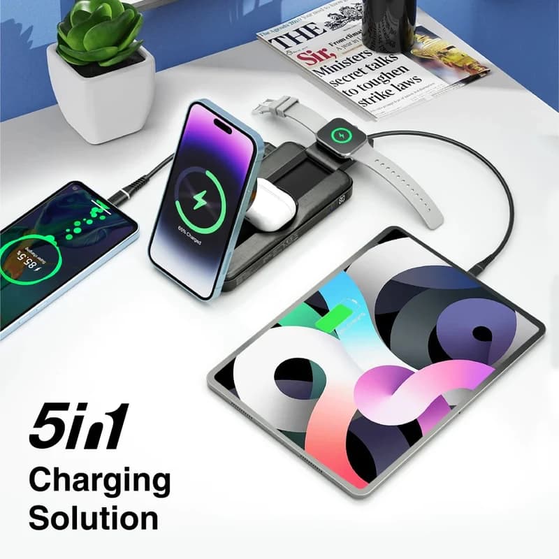 پاوربانک برند پرومیت مدل POWERPACK-FOLD ظرفیت 10000 میلی آمپر ساعت — تصویر ۱۰