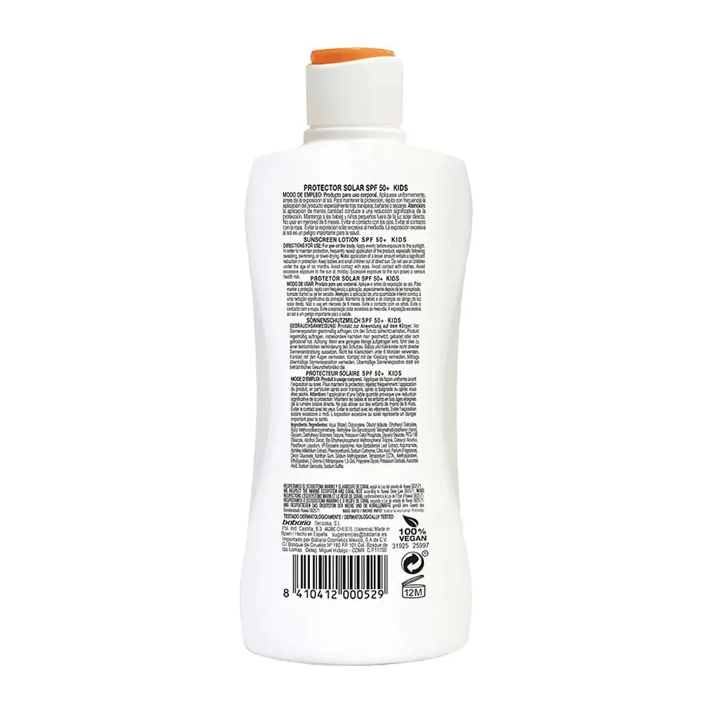 لوسیون ضد آفتاب کودک باباریا با SPF50 حجم 200 میل — تصویر ۵