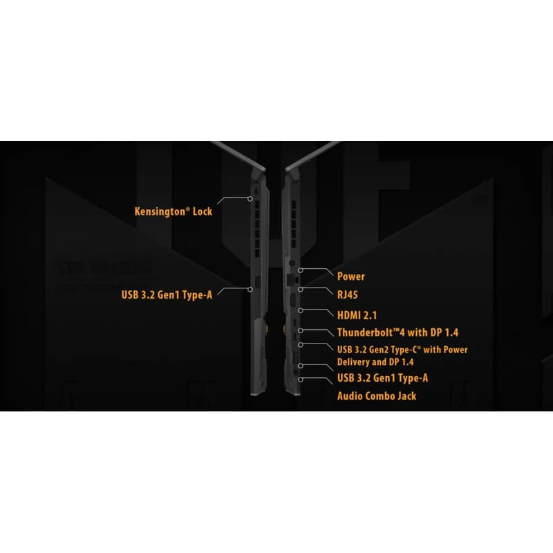لپتاپ گیمینگ ایسوس TUF Gaming F15 FX507ZC4-i5 — تصویر ۷