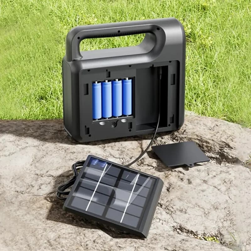 پکیج روشنایی خورشیدی قابل حمل DP-7719 — تصویر ۴