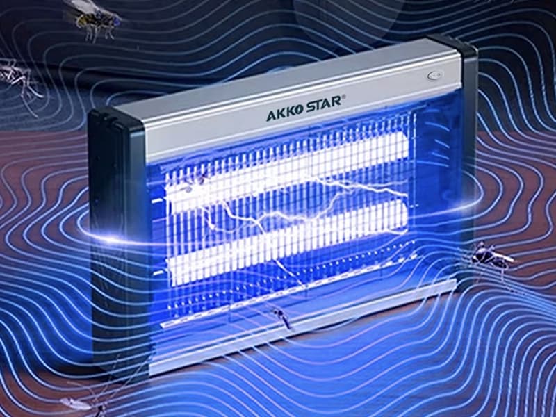 حشره کش برقی آویزی 30وات AKKO STAR مهتابی دار — تصویر ۳