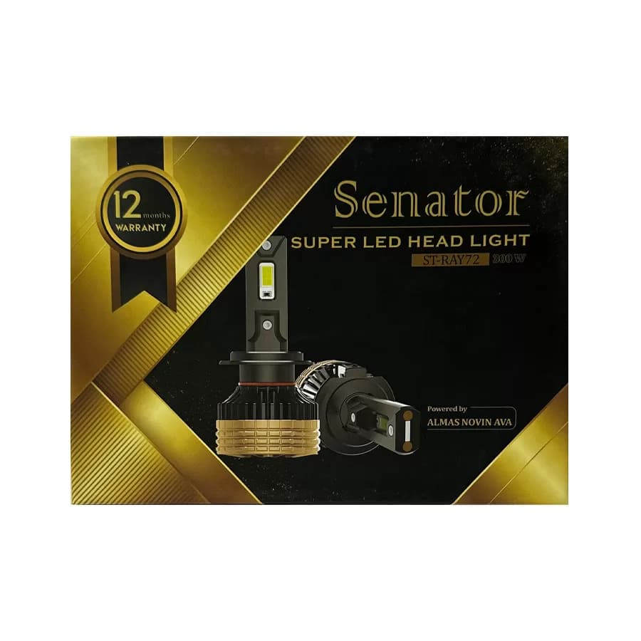 هدلایت خودرو سناتور پایه H4 مدل ST-RAY72 — تصویر ۲