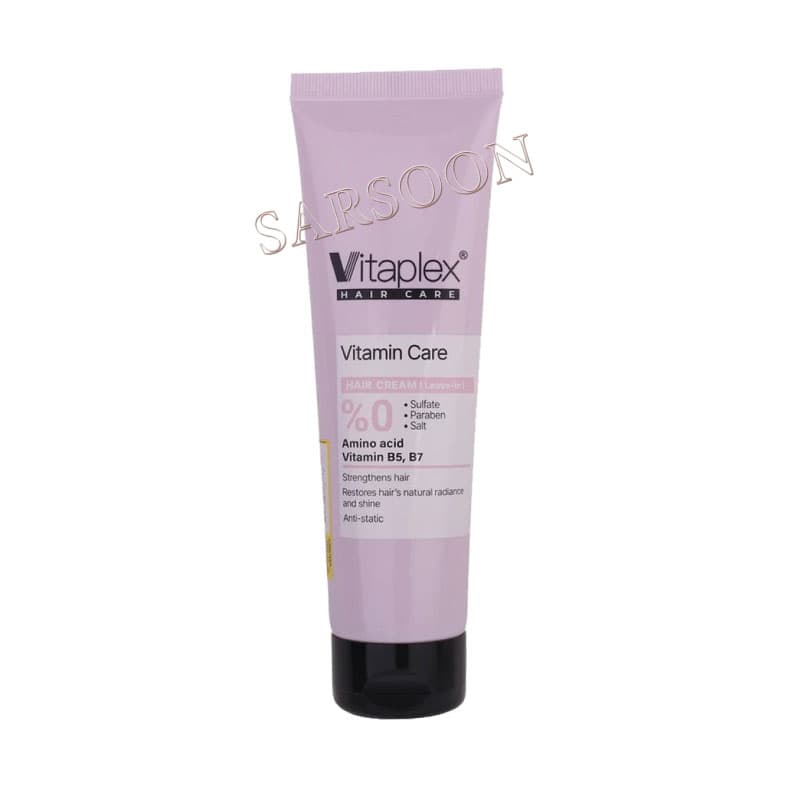 کرم ترمیم کننده موهای خشک ویتاپلکس 150 میلی لیتر Vitaplex Hair Cream For Dry Hair 150 ml — تصویر ۳