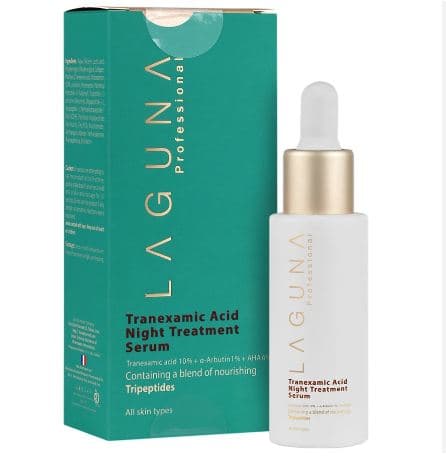 لاگونا سرم پروفشنال ضد لک و لایه بردار Laguna Professional Tranexamic Acid Night Treatment Serum