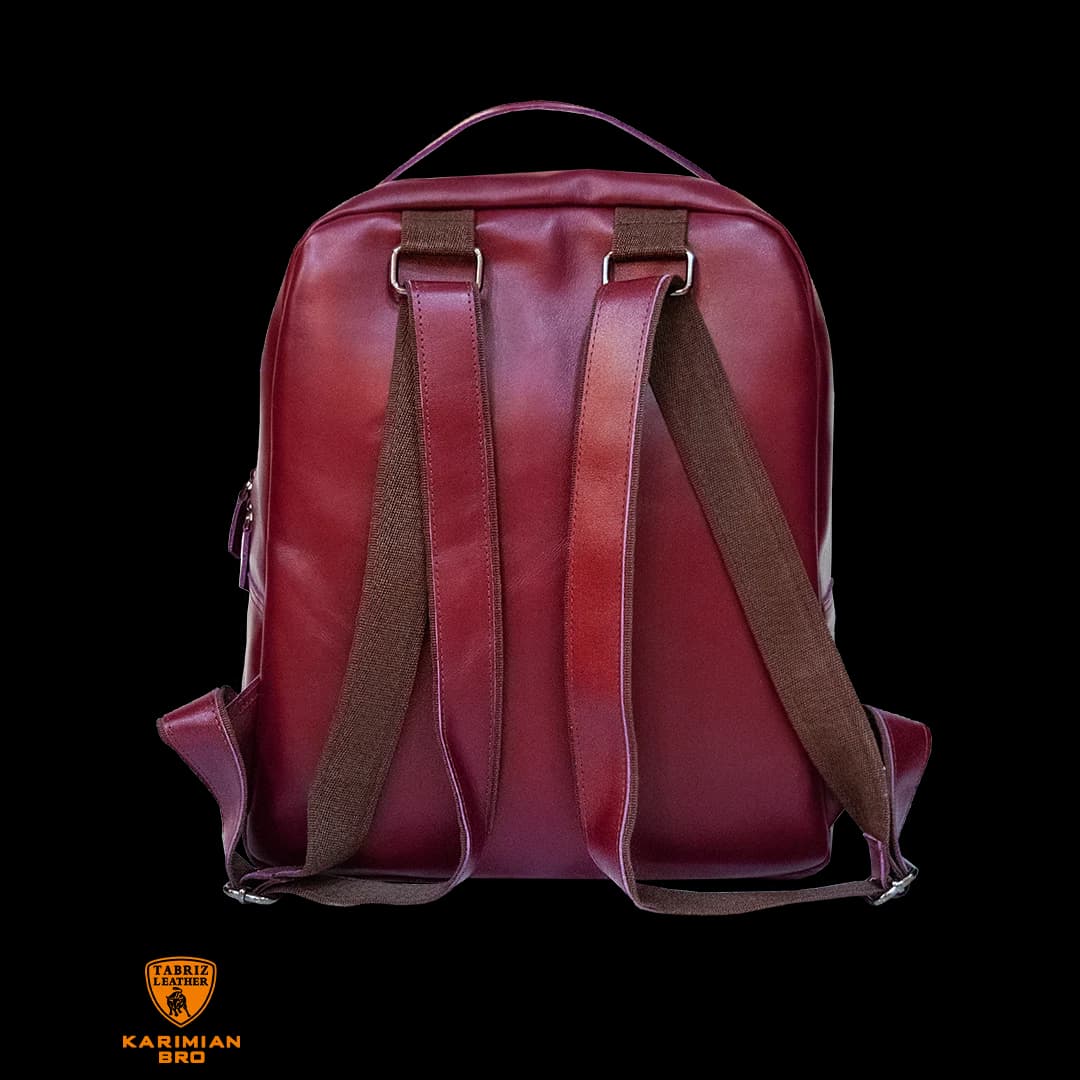 کوله پشتی چرم مدل مارتین — تصویر ۹