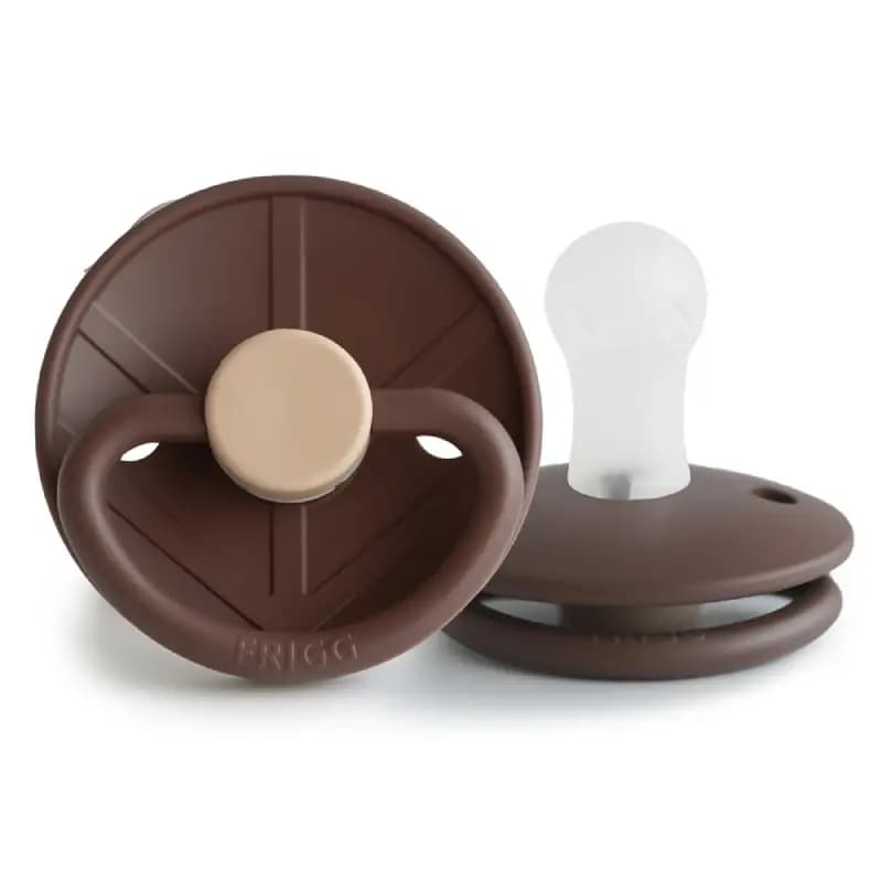 پستانک فریگ سیلیکونی گرد سایز 1 رنگ Bjorn Cocoa (قهوه ای)
