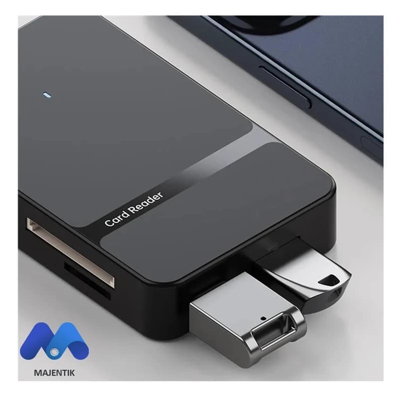 هاب و کارتخوان ۸ کاره مجنتیک مدل ADS-316 Plus | مجهز به خروجی USB 3.0 و Type-C مخصوص مکبوک و لپتاپ — تصویر ۱۲
