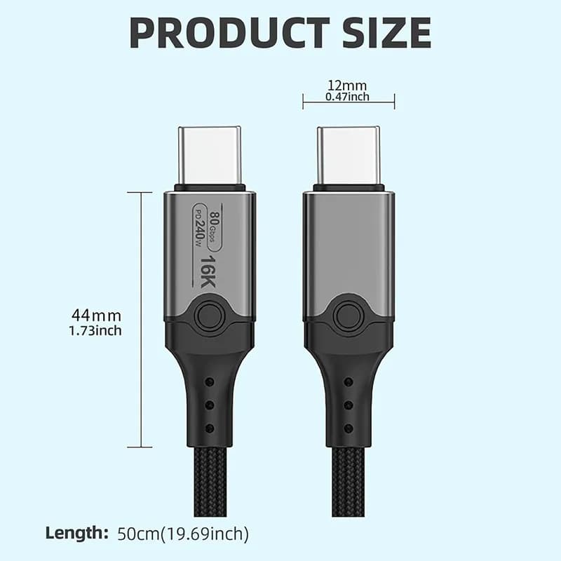 کابل شارژ و انتقال دیتا USB5 Type-C — تصویر ۳