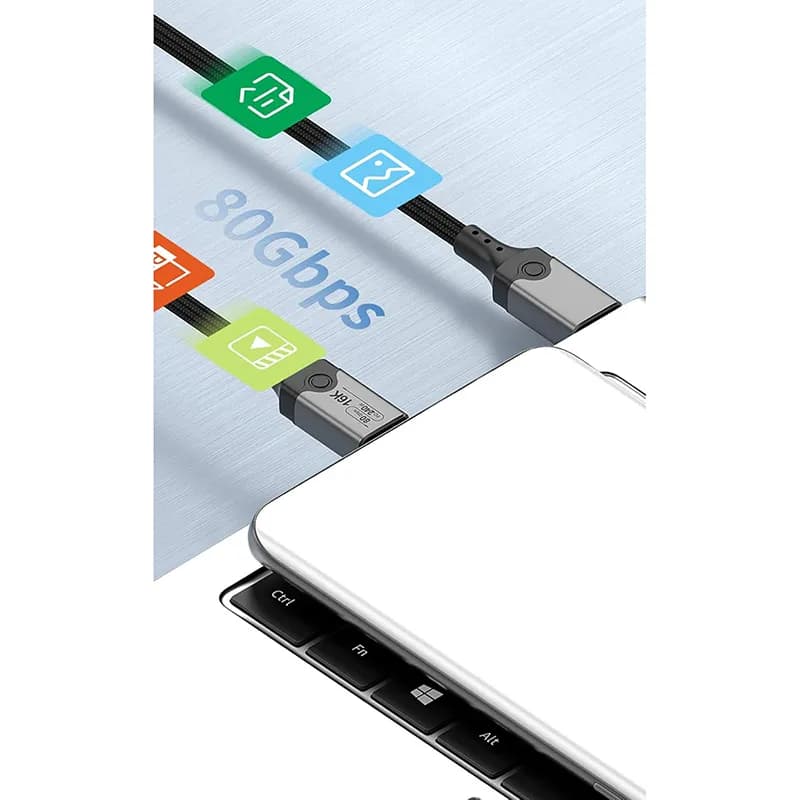 کابل شارژ و انتقال دیتا USB5 Type-C — تصویر ۷