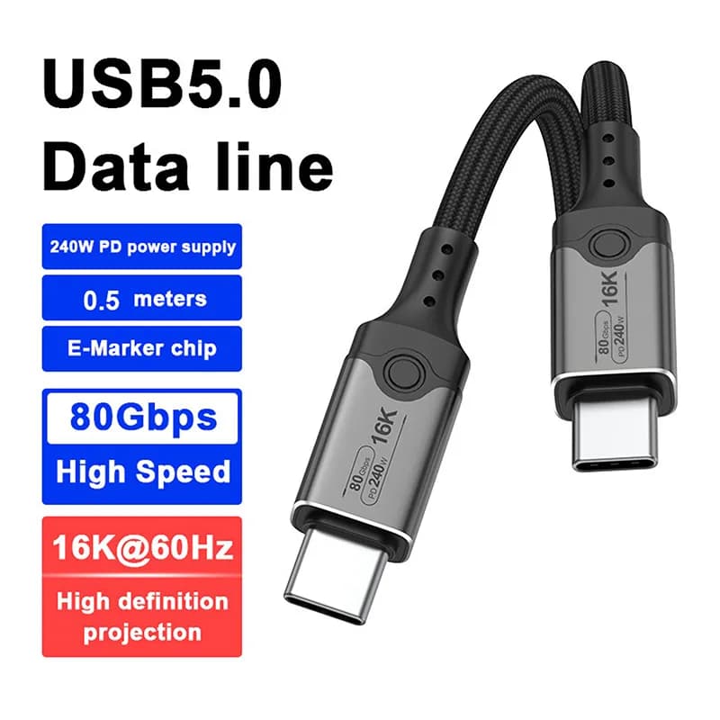 کابل شارژ و انتقال دیتا USB5 Type-C — تصویر ۵