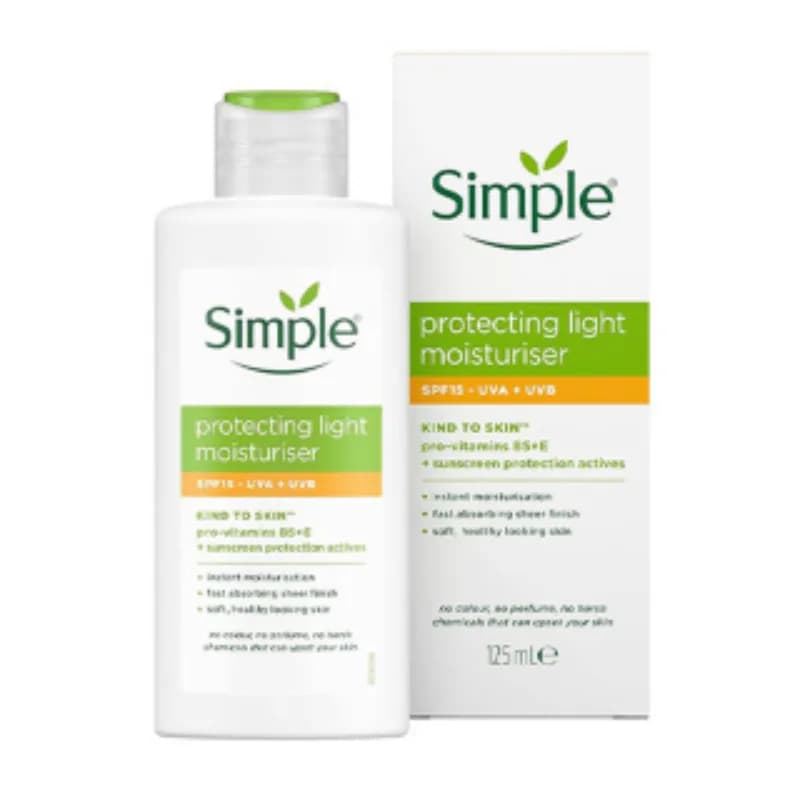 کرم آبرسان و مرطوبکننده سیمپل مدل Protecting Light با SPF15 حجم 125 میلی لیتر — تصویر ۳