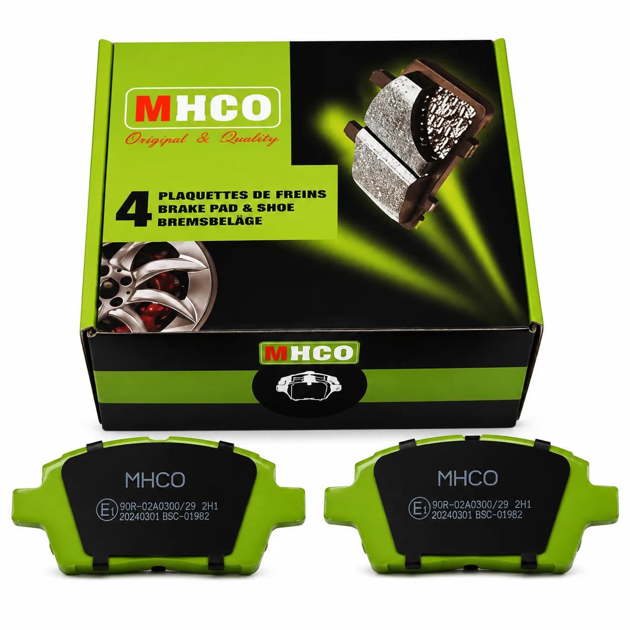 لنت ترمز جلو لیفان ۶۲۰ برند ام اچ کو MHCO — تصویر ۲