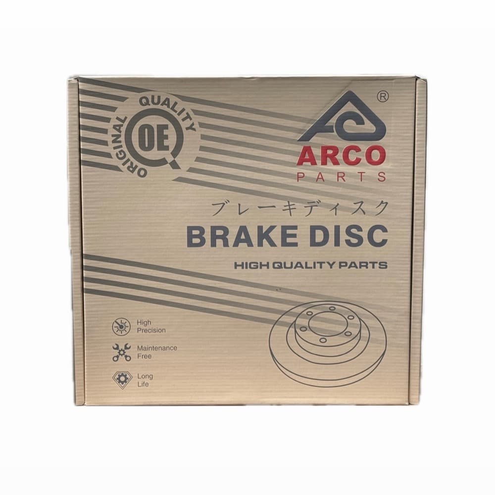 دیسک ترمز عقب تویوتا لندکروز سری 100 مدل 2003 تا 2007 برند آرکو اصلی تایوان ARCO — تصویر ۸