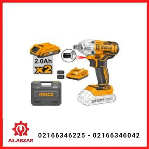 بکس شارژی 1/2 . 20 ولت براشلس اینکو CIWLI2038 — تصویر ۵