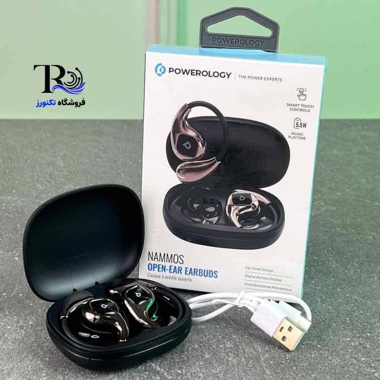 هندزفری بلوتوثی القایی powerology مدل NAMMOS OPEN-EAR EARBUDS — تصویر ۲