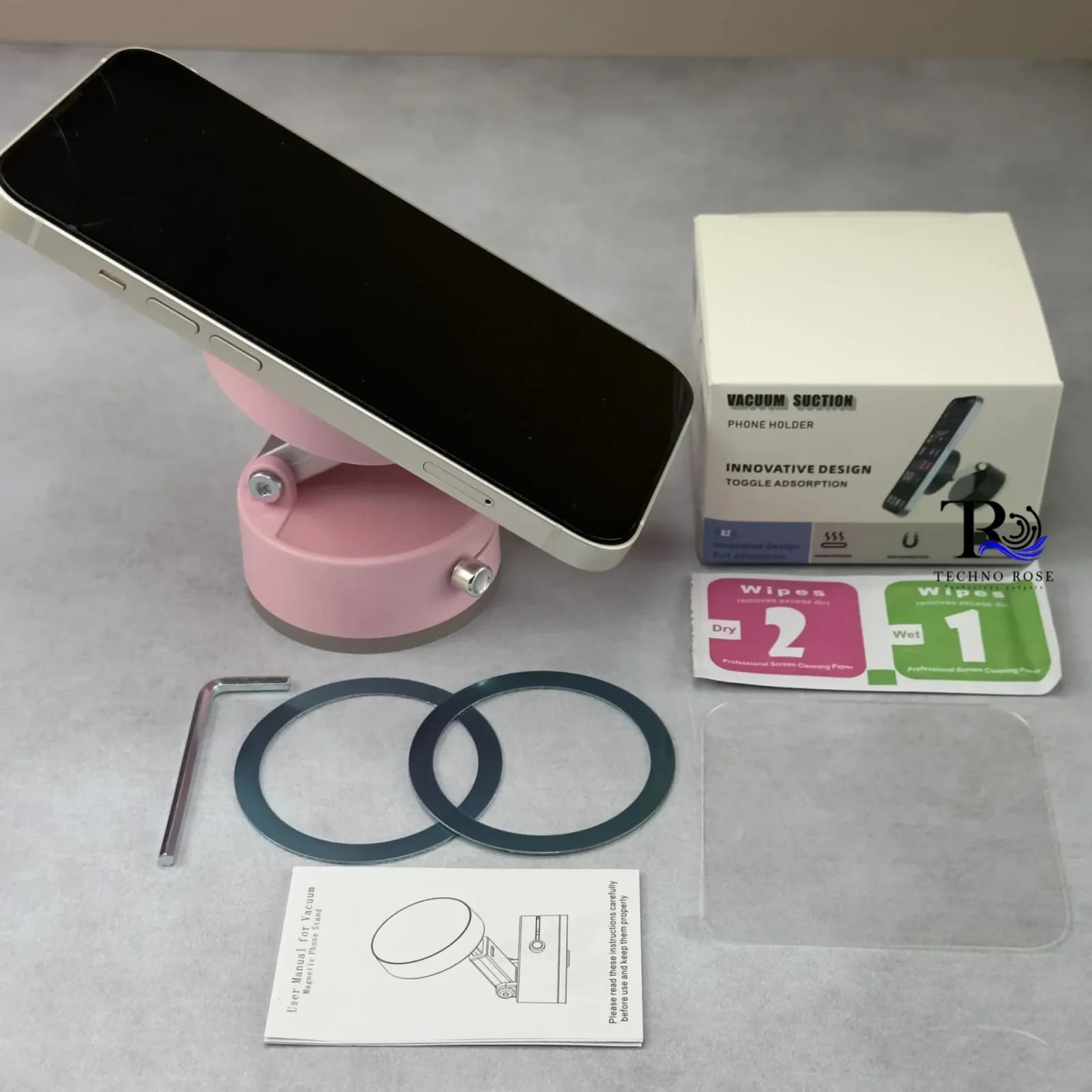 پایه نگهدارنده گوشی موبایل تلسین مدل VACUUM SUCTION A2 — تصویر ۳