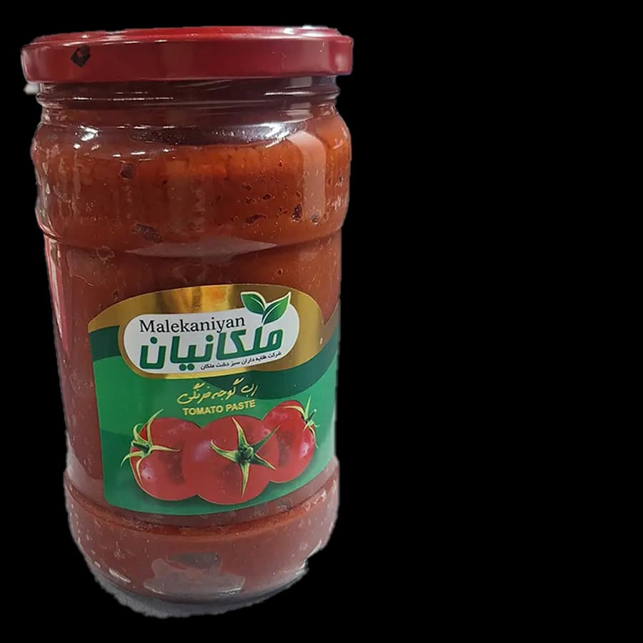 رب گوجه فرنگی ملکیان 700 گرمی شیشه ای باکس 12 عددی — تصویر ۴