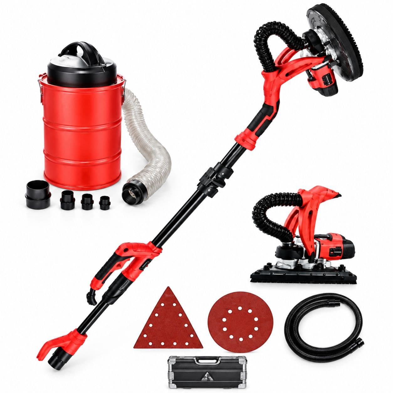 سنباده زن دیواری همراه با مکنده محک DWS-230D+DC-100 — تصویر ۲
