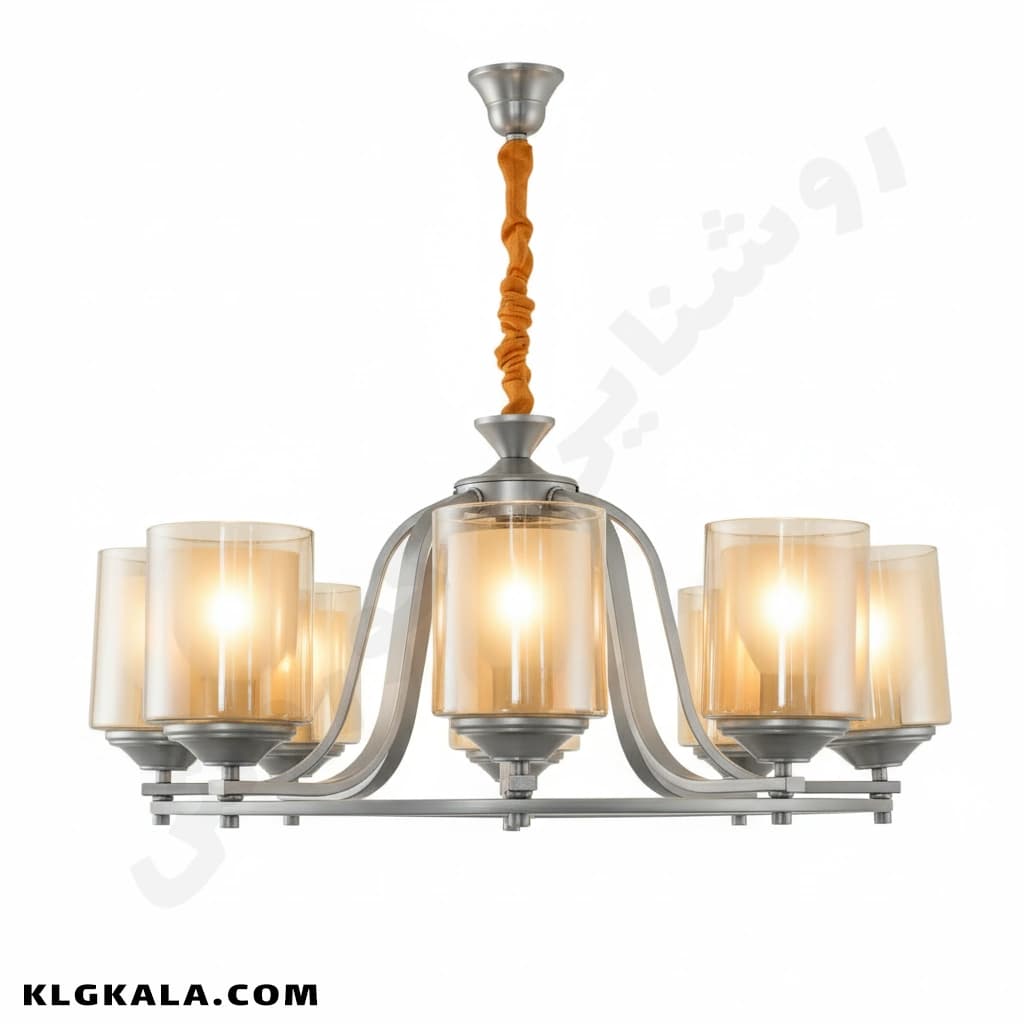لوستر لهستانی مدل ماهان کد 5040 – قابل انتخاب از 4 تا 9 شعله — تصویر ۱۲