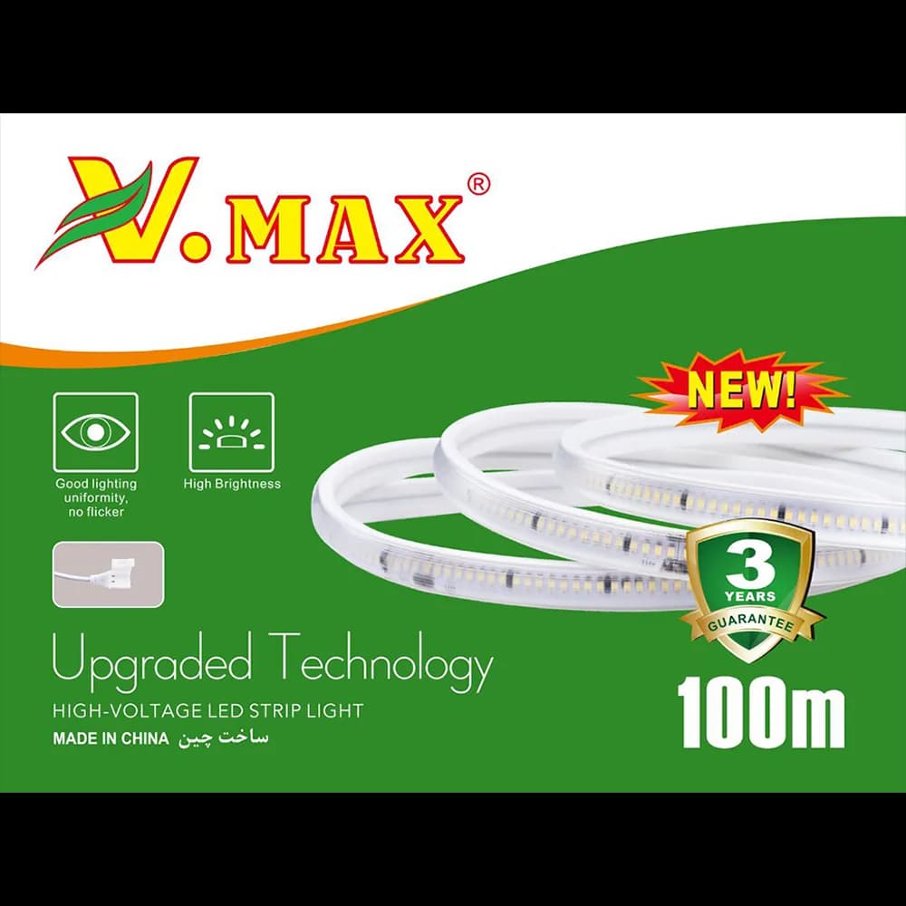 ریسه شلنگی تک لاین وایرلس تراکم 288 ویمکس مدل V-2025-288ND-11mm — تصویر ۲