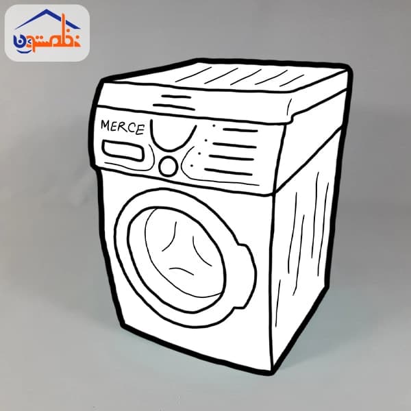 ظرف پودر رختشویی طرح ماشین لباسشویی — تصویر ۶