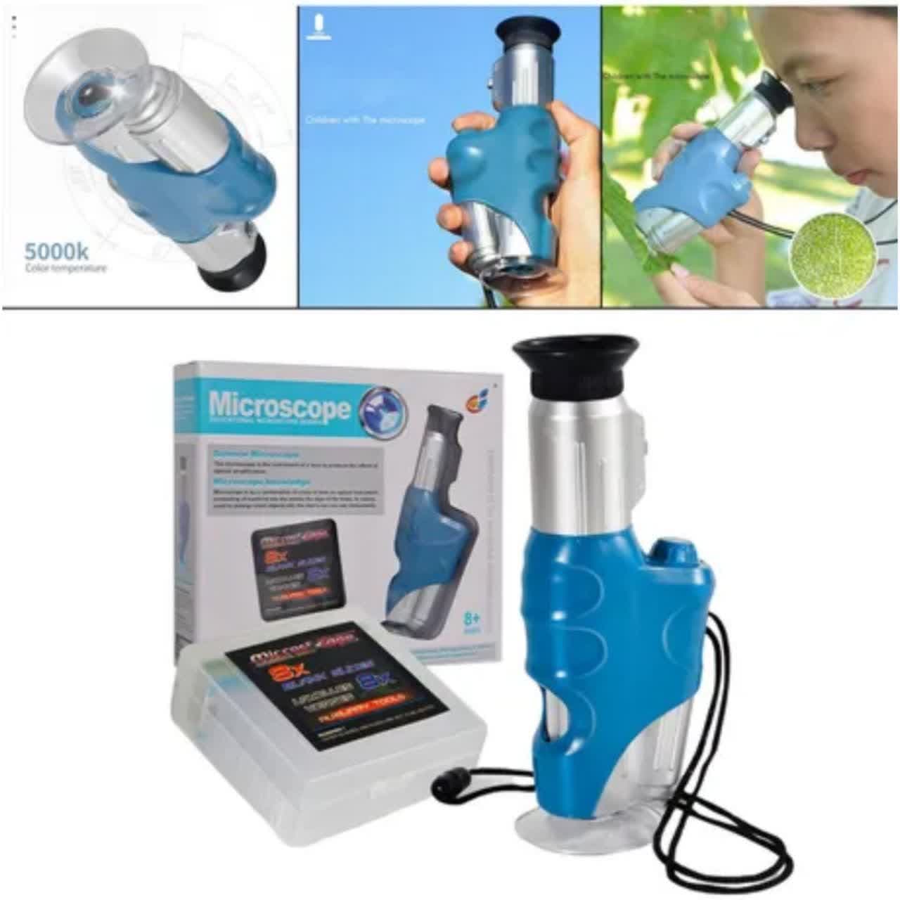 بازی آموزشی ناب سل مدل میکروسکوپ با قابلیت زوم بین 20 تا 60 برابر کد MICROSCOPE MAGNIFICATION 20X~60X — تصویر ۱۱